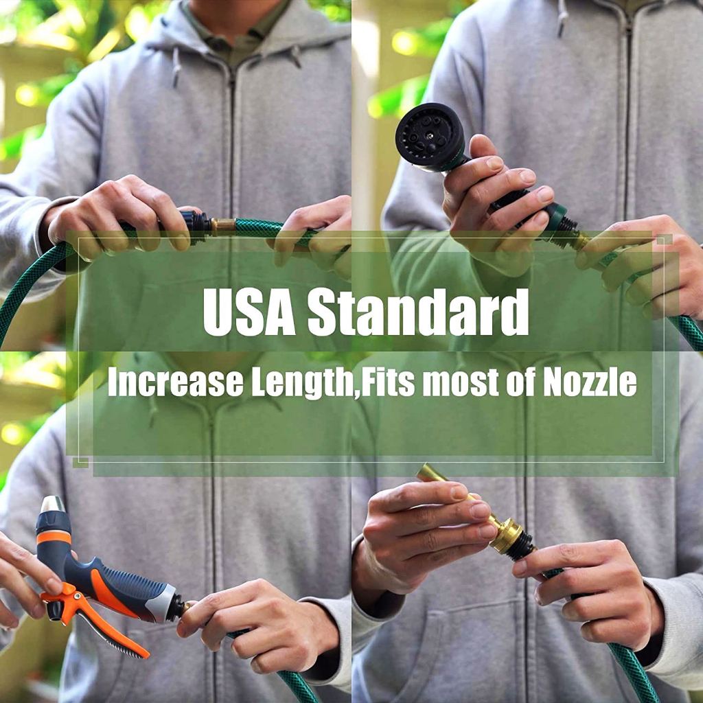 Yowxii Soft DIY Garden Hose Flexible Water Hose PVC With Hose Nozzle