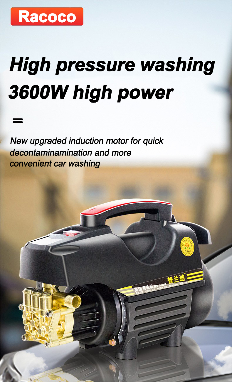 3600w High Pressure Washer Portable Fully Automatic Car Wash Machine