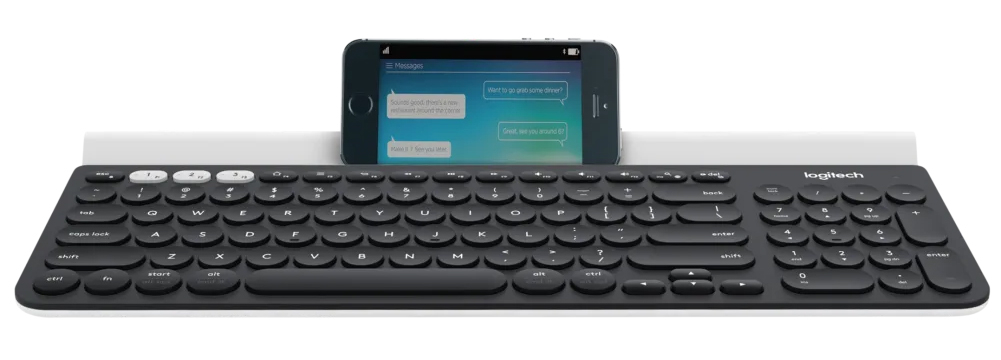 Logitech K780 Multi Device Wireless Bluetooth Keyboard w/ Quiet Keys ...