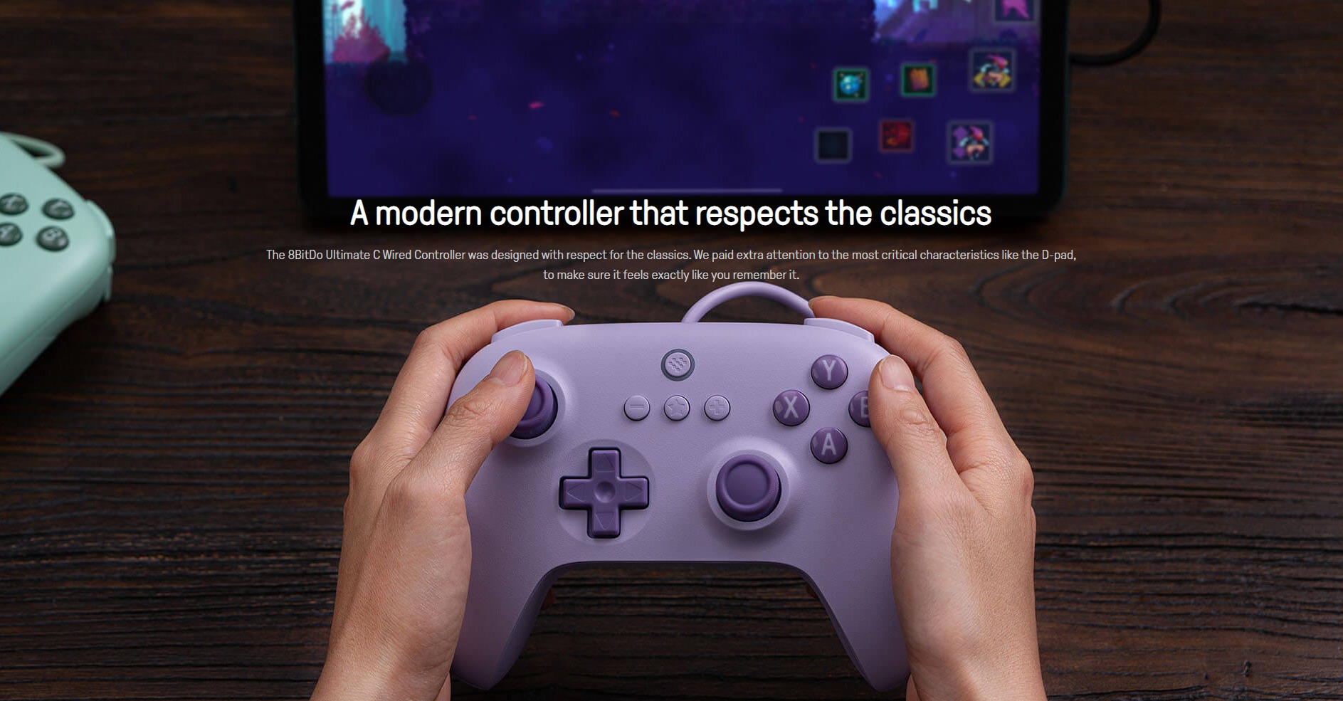 8BITDO Ultimate C Wired Controller (Green Edition) (Windows/Android ...