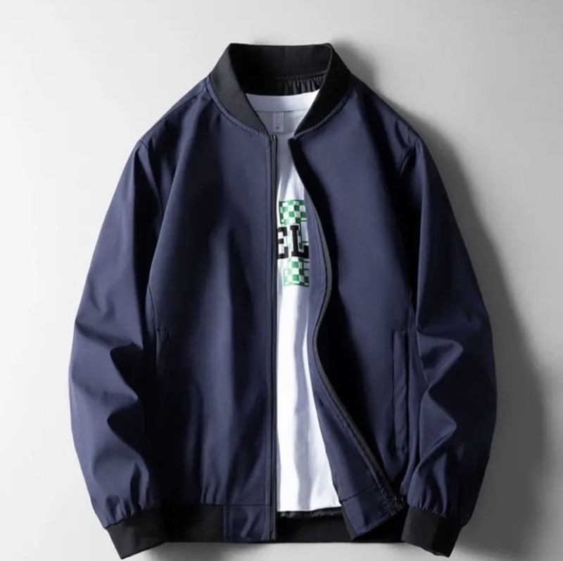 BUY 1 GET 2 Plain Bomber Jacket For Men Unisex High Quality Motorcycle ...