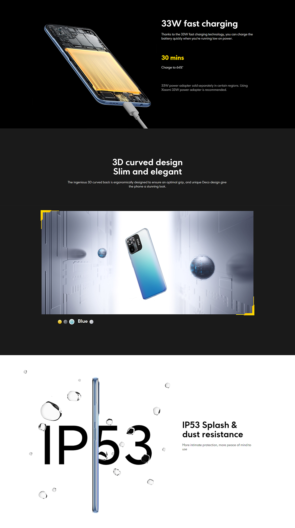 Poco M5s Helio G95 Processor 6GB+128GB 64mp Camera Smartphone | Shopee ...