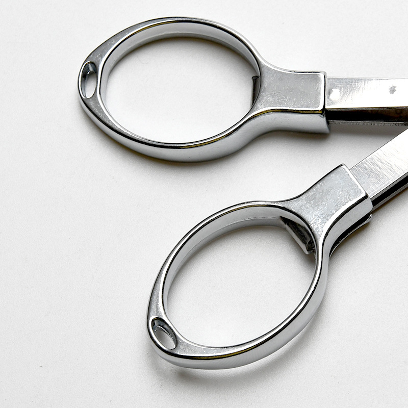 Folding eight scissors stainless steel folding scissors travel fishing ...