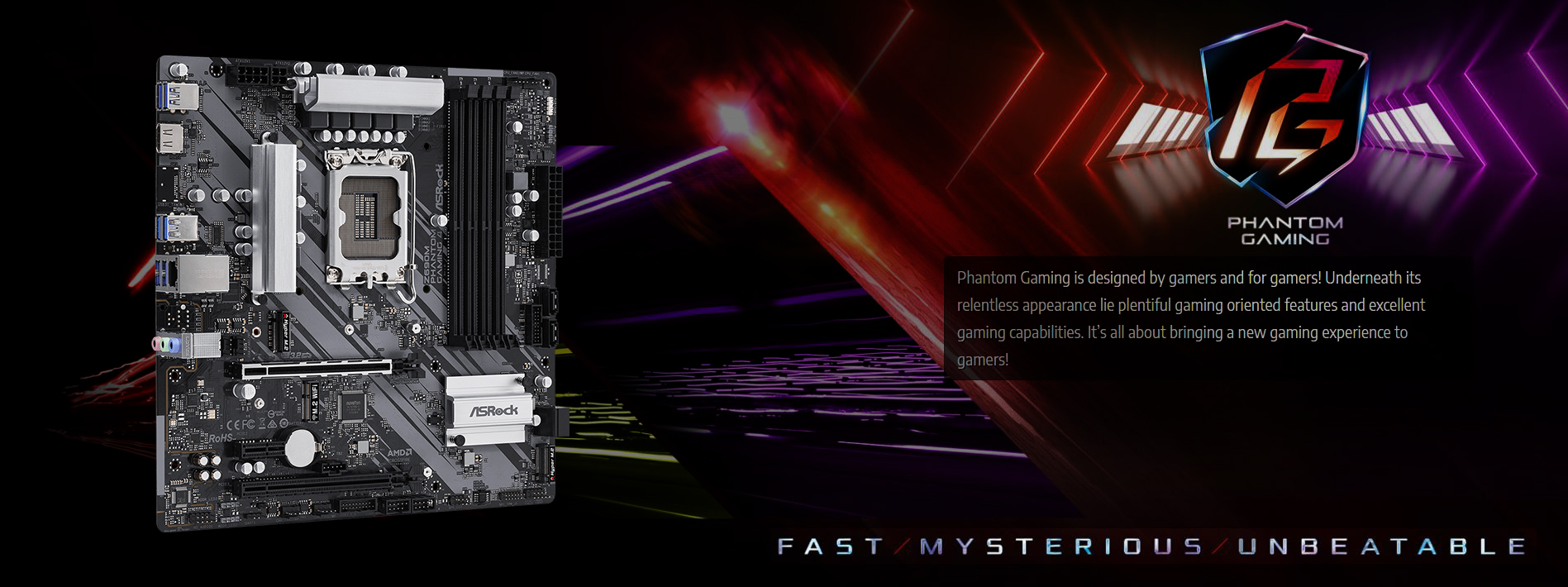 Asrock Z690M Phantom Gaming Motherboard Intel Z690 (LGA1700