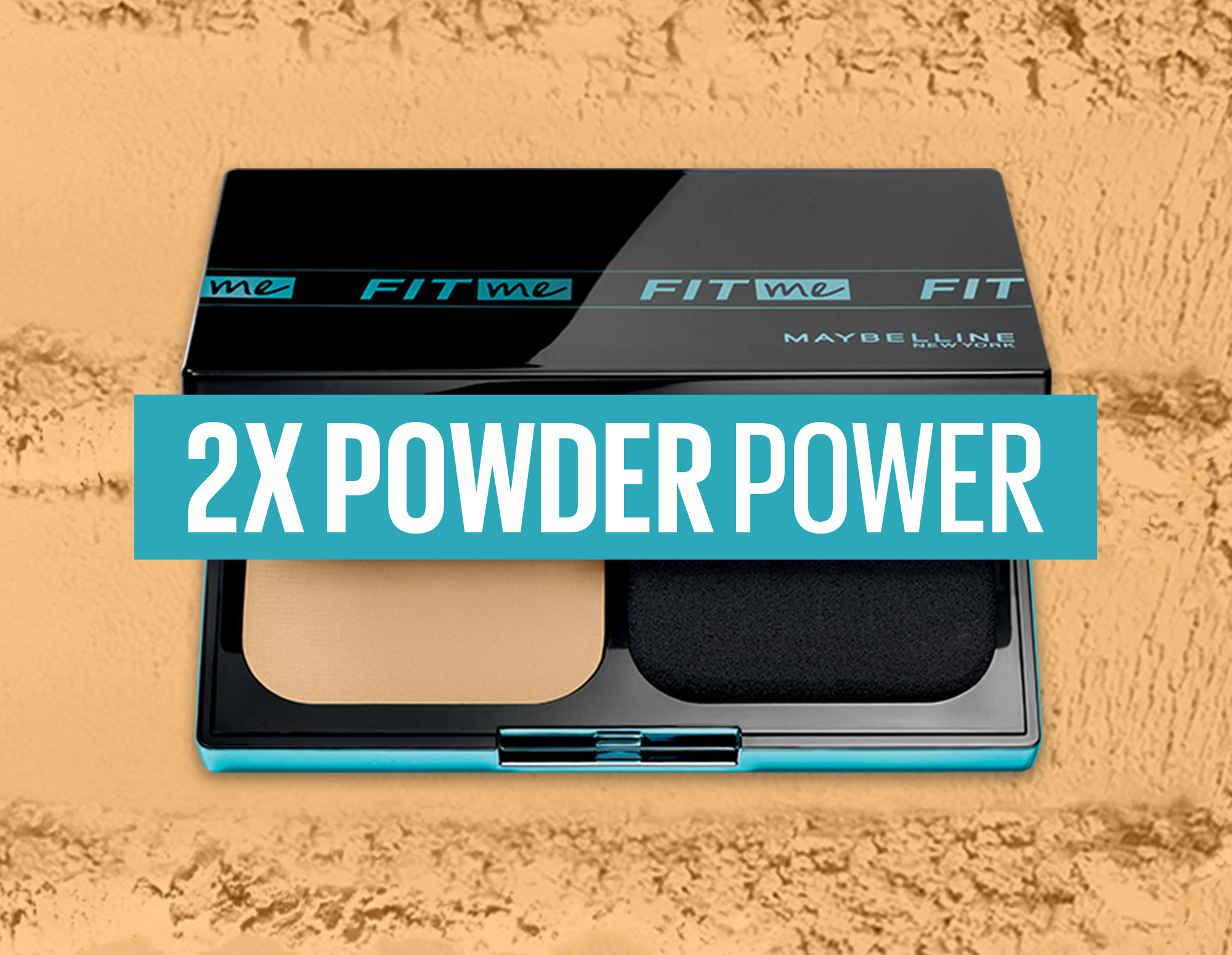 Maybelline Fit Me 24hr Powder Foundation Long Lasting Waterproof Poreless Spf 44 Pa 4084