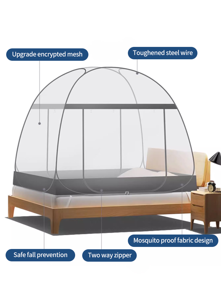 ICON 1.8M Mosquito Net Tent Queen Size 1.5M Folded Anti Mosquito Bites ...