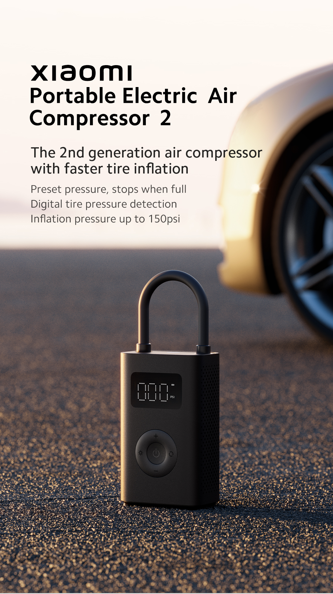 Xiaomi Portable Electric Air Compressor 2 Global Version