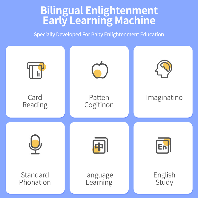 Baby Early Education Card Reading Learning English Machine For Kids ...