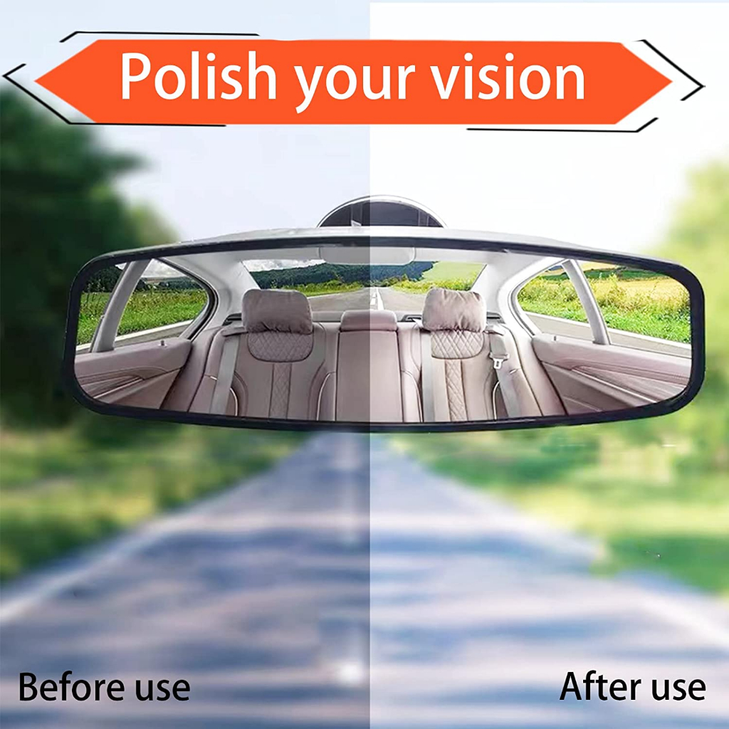 Universal Adjustable Wide Suction Rear View Mirror for Car Thickened ...