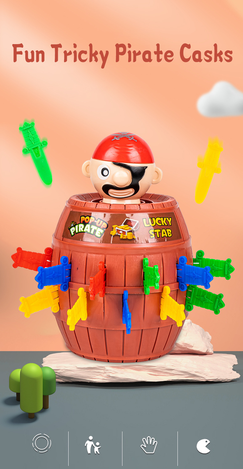 Funny Novelty Kids Children Funny Lucky Game Gadget Pranks Trick Pirate ...