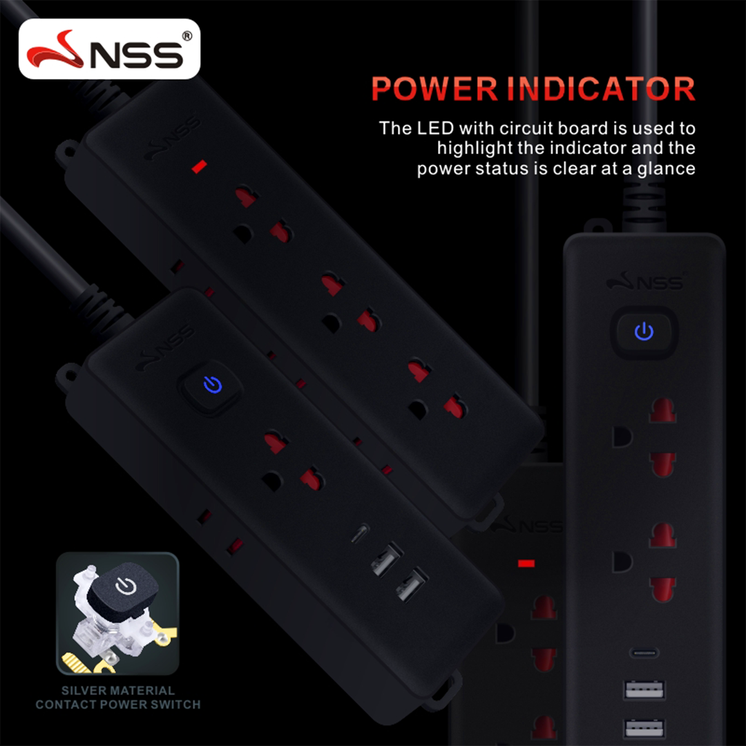 NSS 3 m extension cord power socket multifunctional expansion socket ...