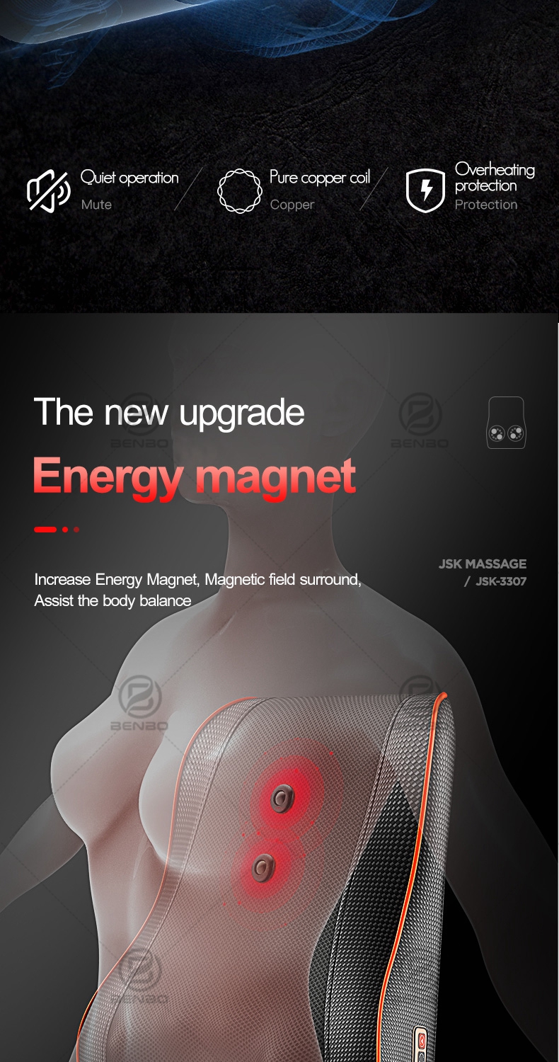 JF Back massager Cervical spine massage instrument car massager ...