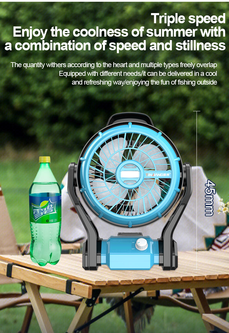 TrendGear 12 Inch High Velocity Floor Fan, Heavy Duty Metal Industrial Fans with 3 Speeds, Portable Fan with Adjustable 360° Head Tilt