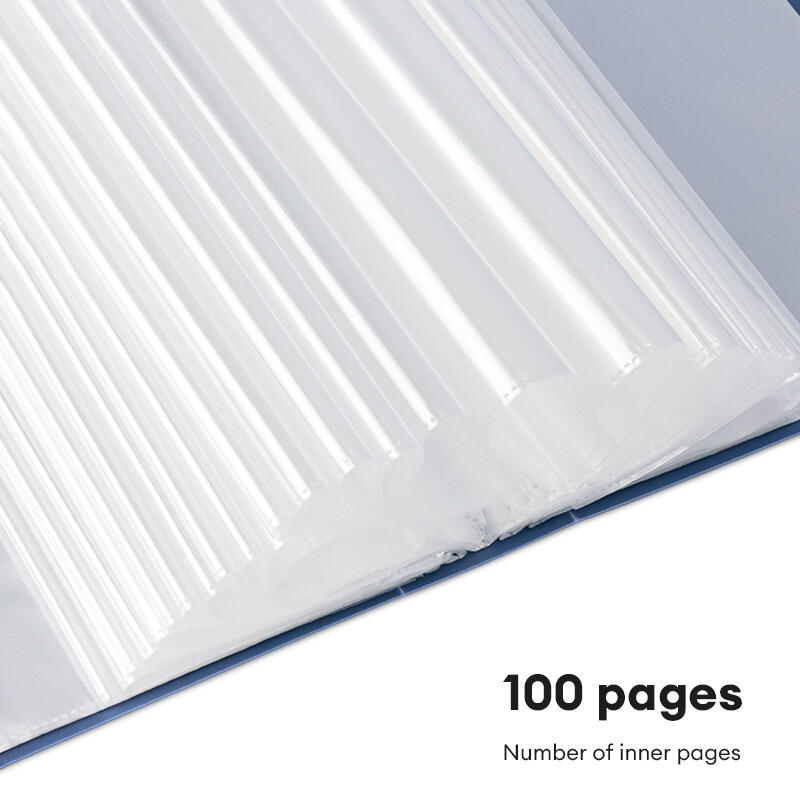 Deli Paper File Storage Display Book A4 100 Pockets Schhol office ...