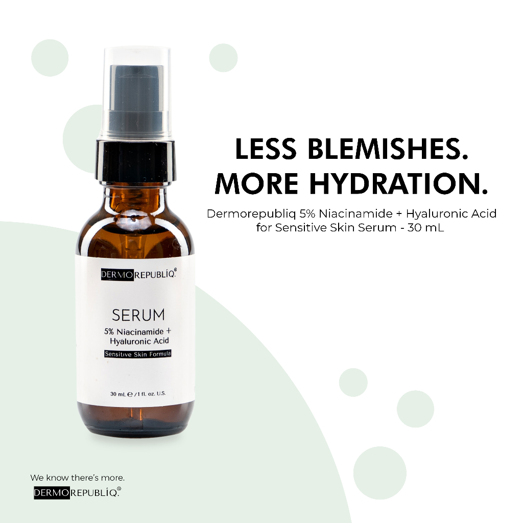 Dermorepubliq 5 Niacinamide + Hyaluronic Acid Sensitive Skin Formula