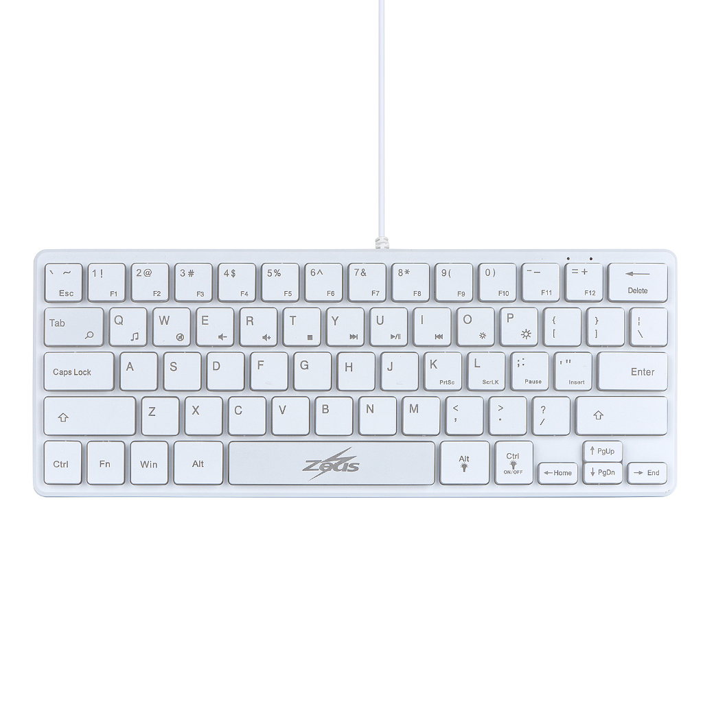 Zeus Z-988 RGB Gaming Keyboard - 64 Keys Keypad / Keyboard Multi Color ...