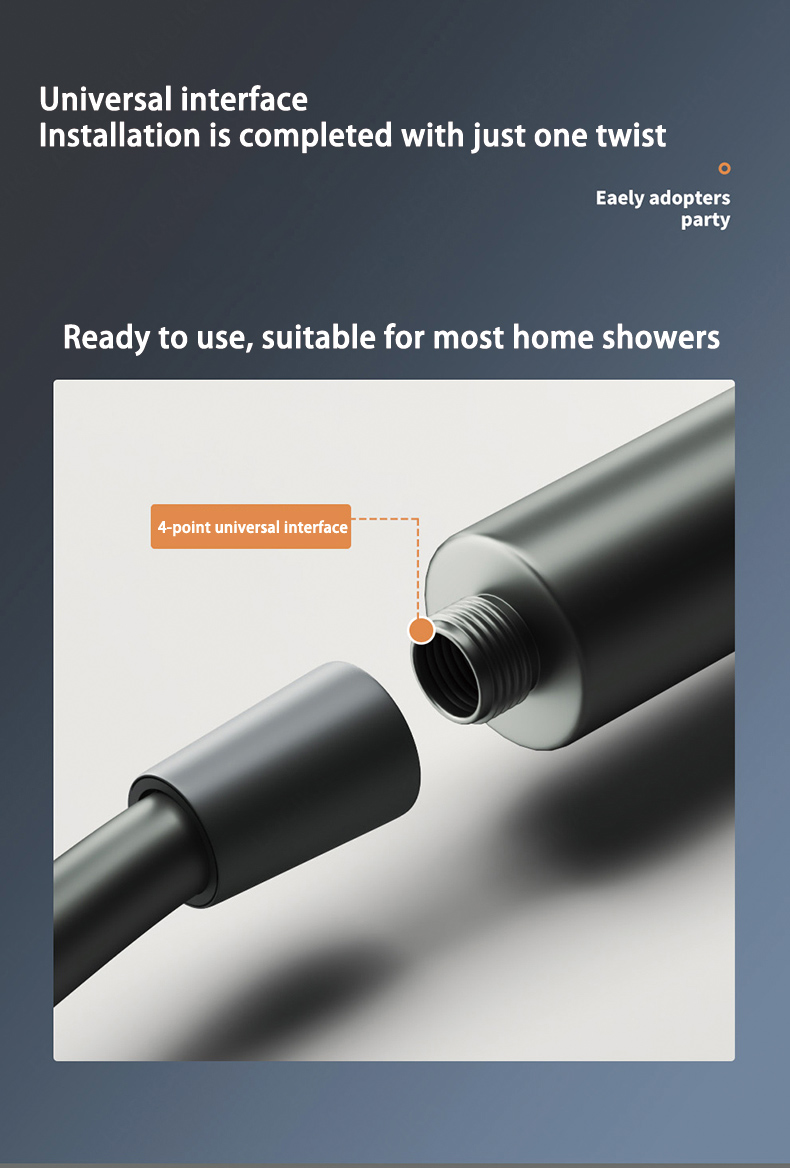 H&W Water Saving Shower Head 3 Modes Adjustable High Pressure Shower ...