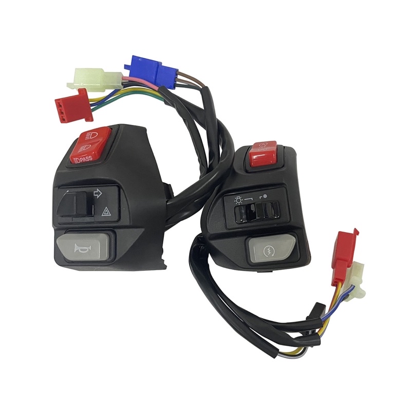 Motorcycle Aerox handle Switch With Passing Light Switch L/R Set ...