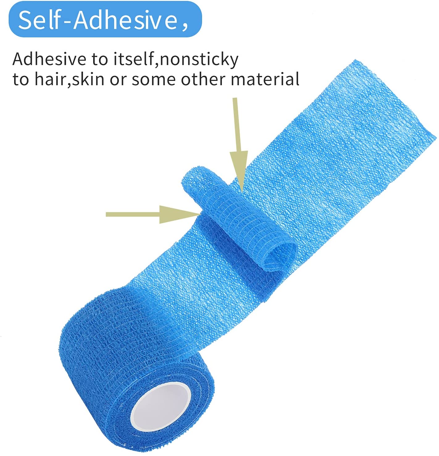 Self Adhesive Bandage Wrap Muscle Finger Wrist Protective Bandage