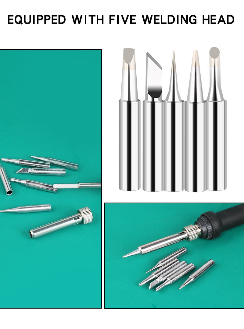 15-in-1 60W 220V Soldering Iron Handy Kit 200-450°C Adjustable ...