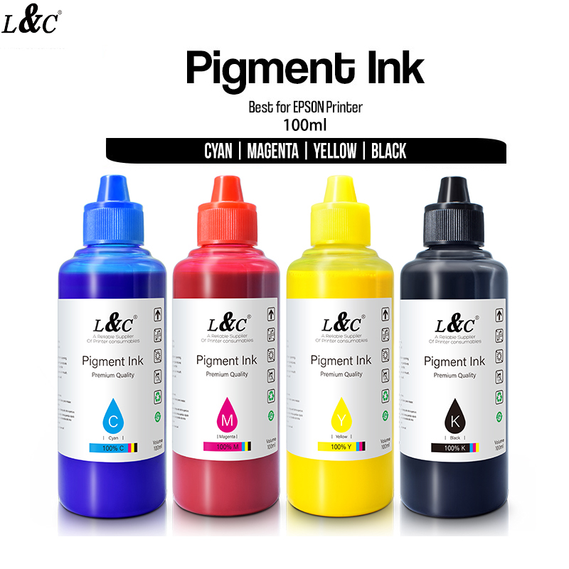L&C Pigment Ink For Epson Universal 100ml Waterproof Ink Pigment Ink