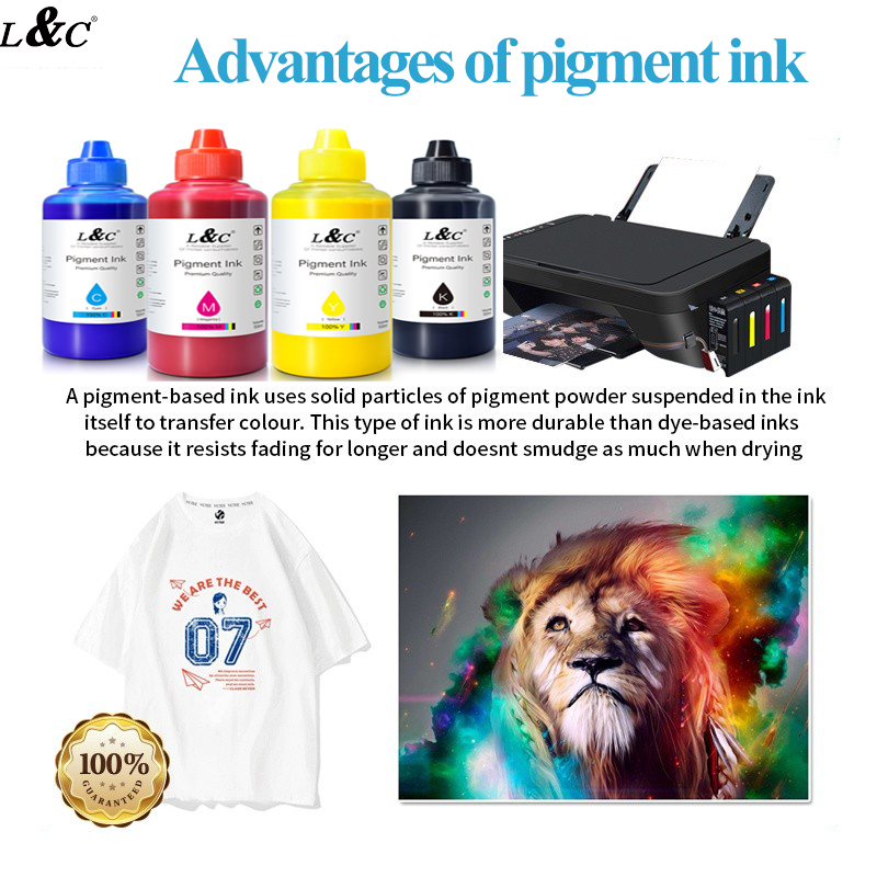 L&C Pigment Ink For Epson Universal 100ml Waterproof Ink Pigment Ink