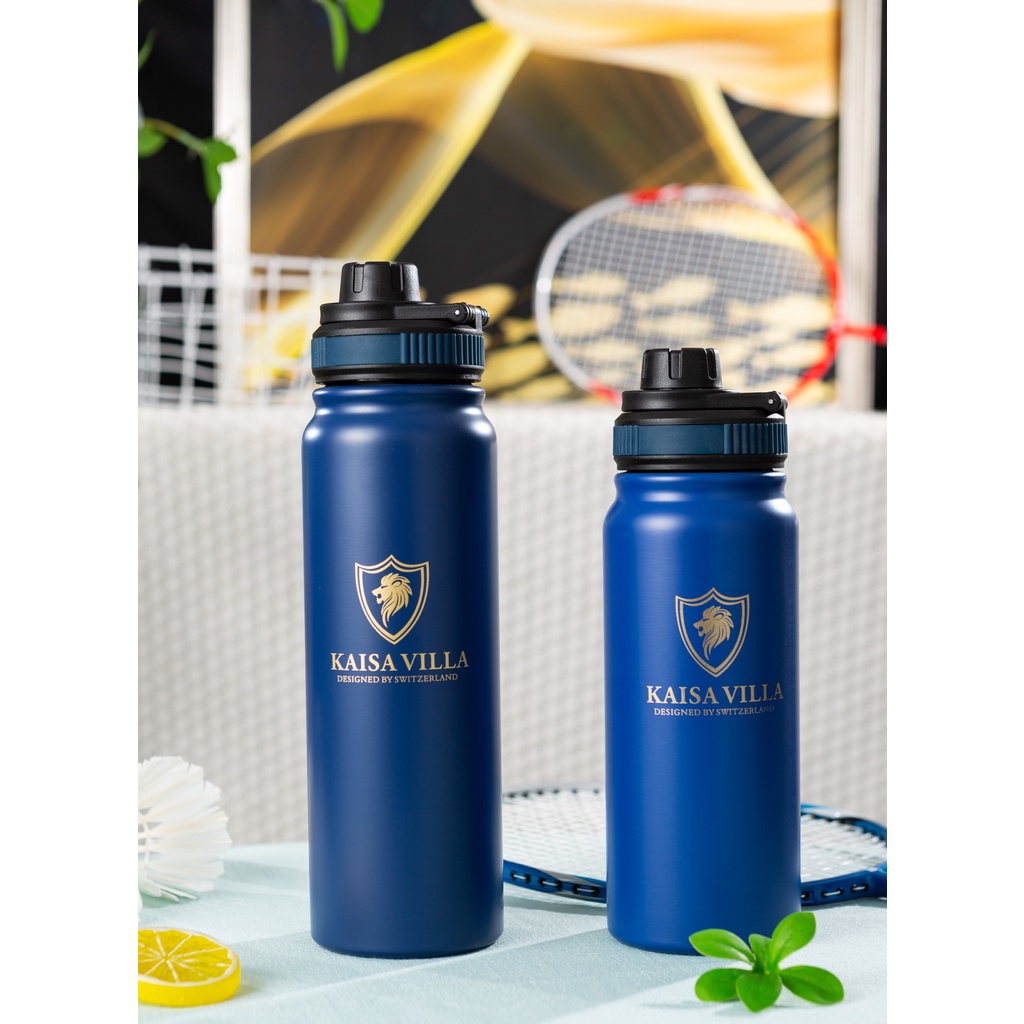 800/600ml Thermos Flask Double Wall Vacuum Insulated Stainless Steel ...