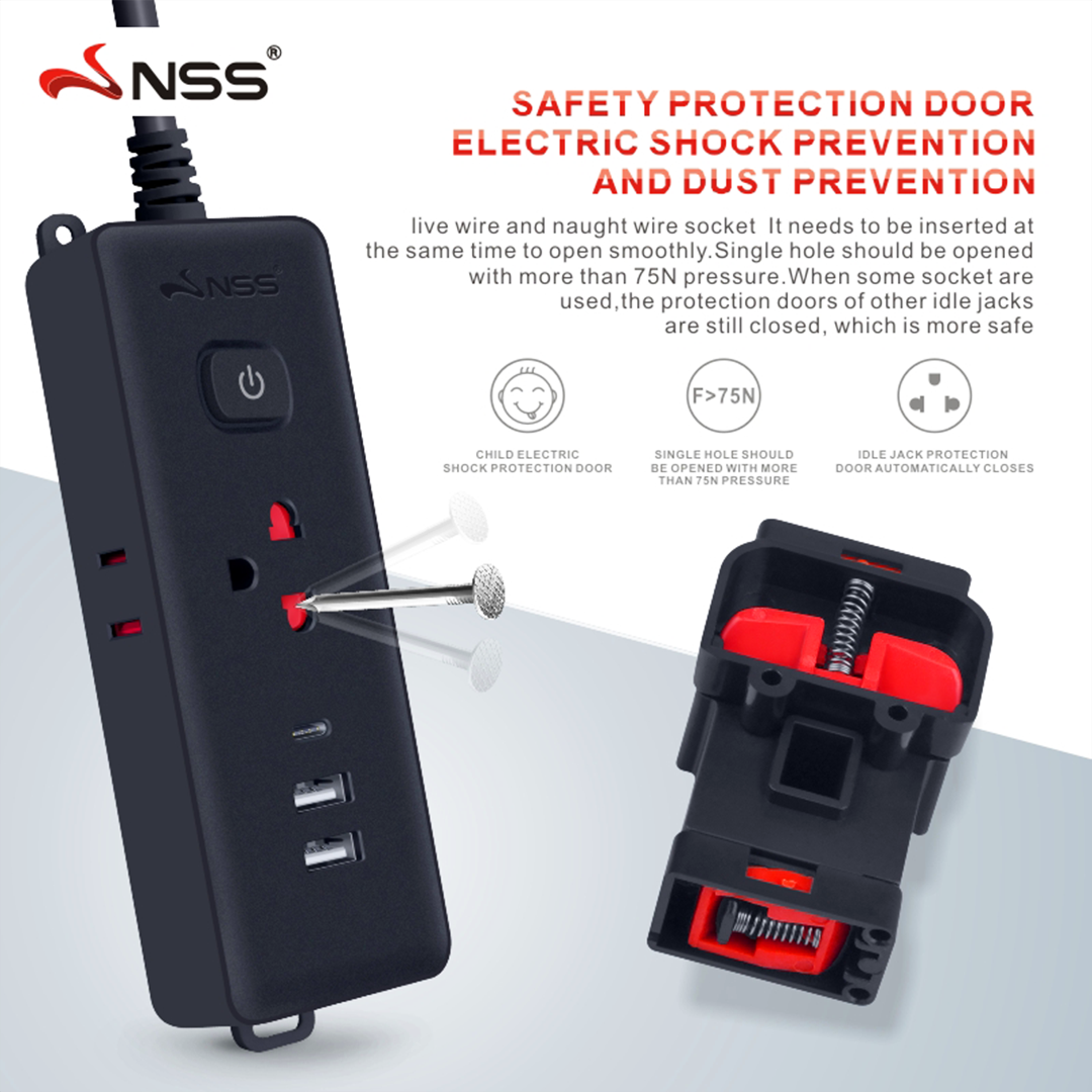 NSS 3 m extension cord power socket multifunctional expansion socket ...
