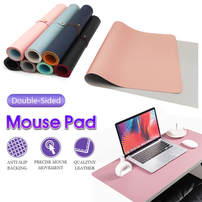 Double-Sided Pu Mouse Pad Large Waterproof Keyboard Pad Mouse Pad Game ...