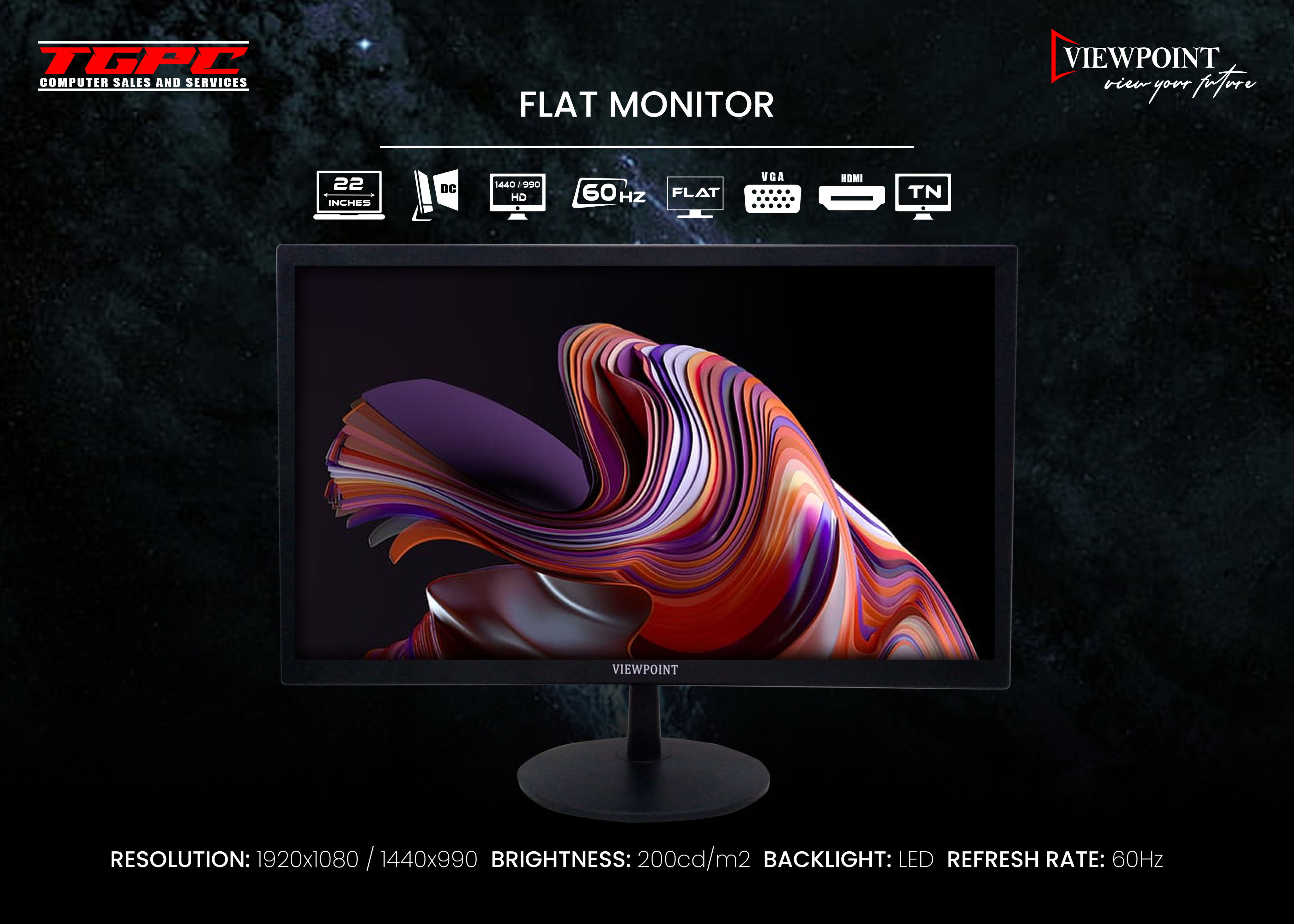 goma monitor 22 inch