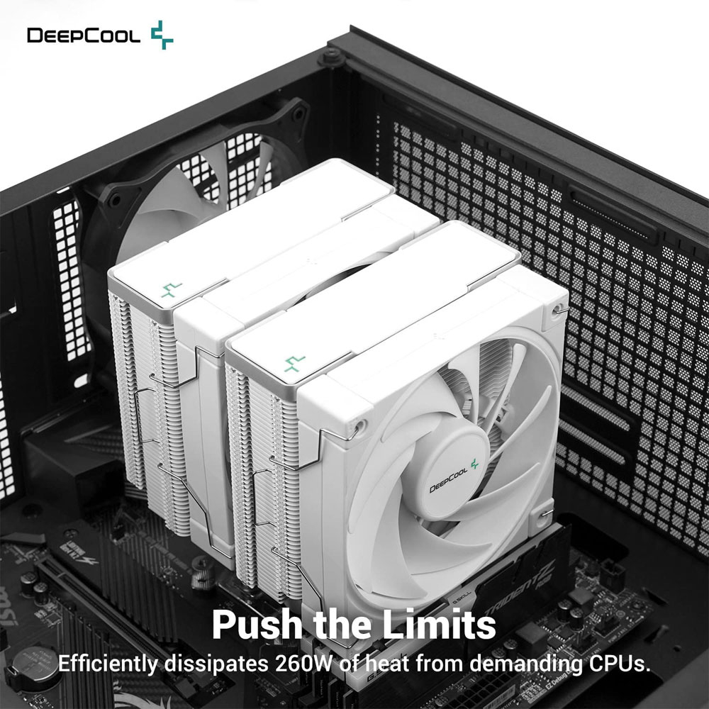 EasyPC, Deepcool AK620 Dual Tower CPU Air Cooler White