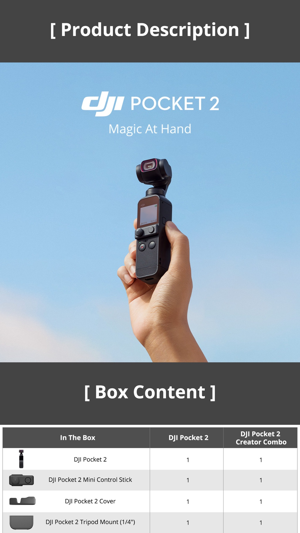 dji osmo pocket 2 creator combo