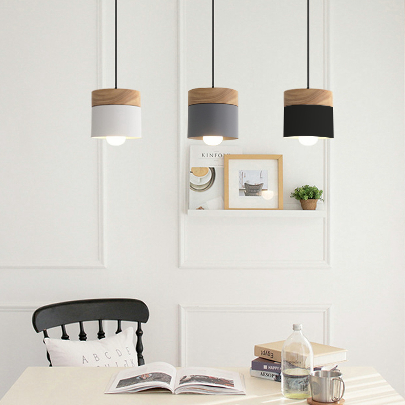 Pendant Light Nordic Modern Chandelier Macaron Mini Drop Light Iron ...