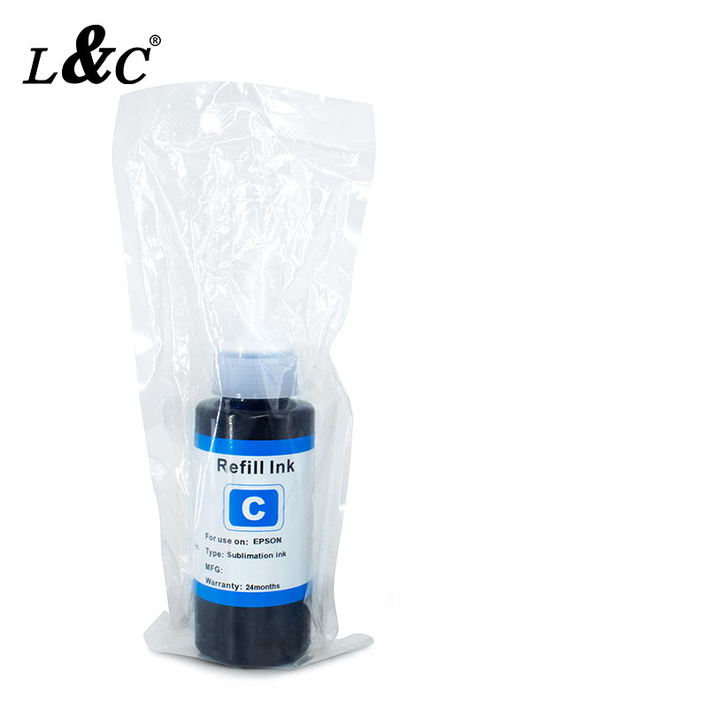 L&C Sublimation Ink 100ml For Modified Printer Paper 6-Colors | Shopee ...