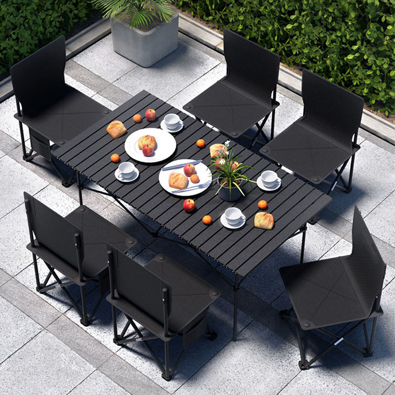 Foldable Chair and Table Outdoor Camping Tables Folding Chairs Set