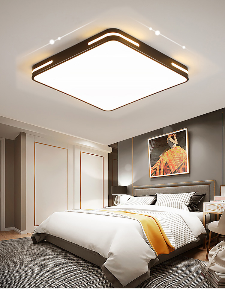 Yowxii Modern Tri Color Ceiling Lights LED Room Light For Bedroom