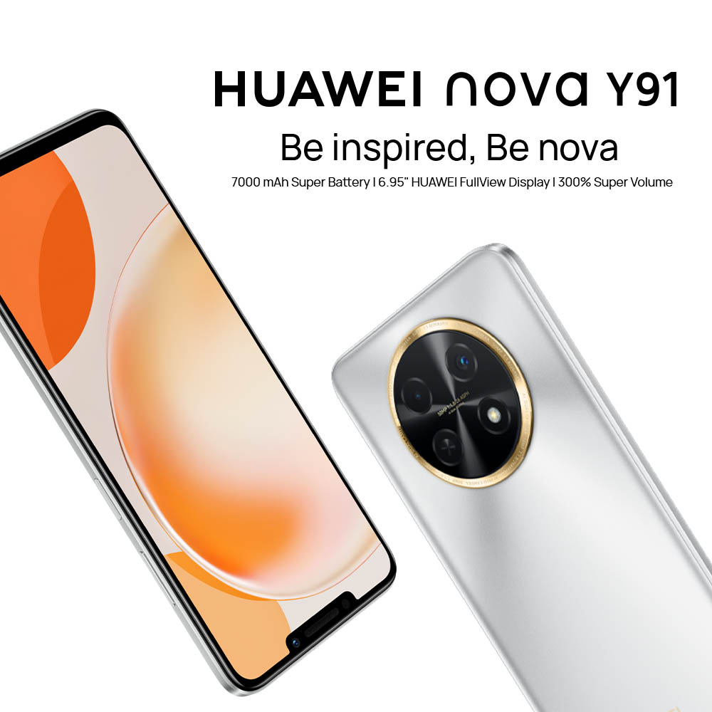 HUAWEI Nova Y91 Smartphone | 8GB RAM + 256GB ROM | Snapdragon 680 | 6. ...