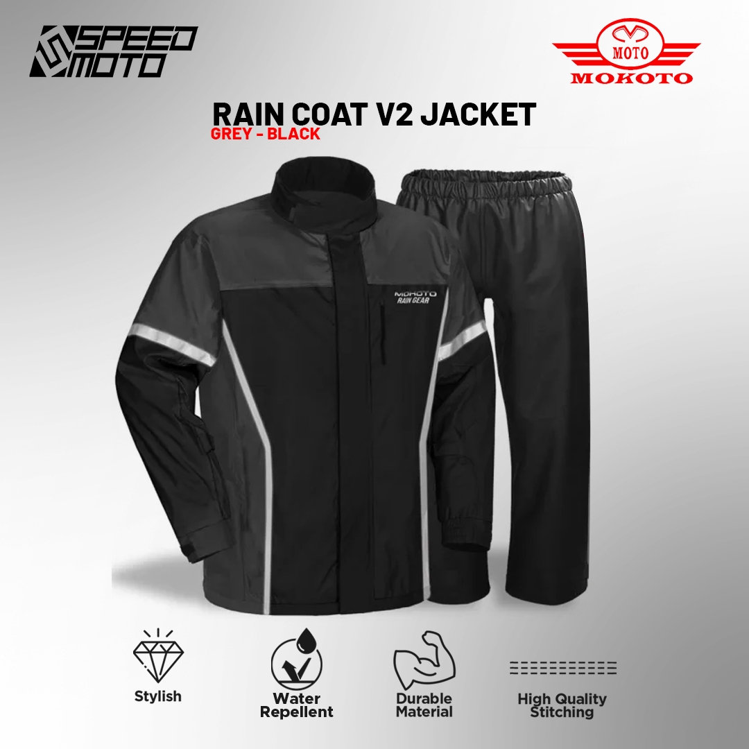 MOKOTO RAIN GEAR BUSTER SET v2/ HIGH-QUALITY RAINCOAT SET WATER ...