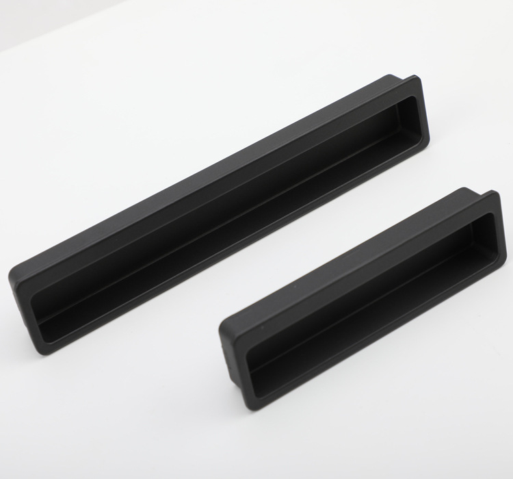 Built-in Cabinet Door Handle Sliding Door Slotted Embedded Inner Buckle ...