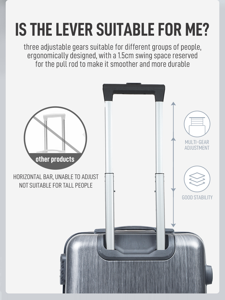 Freebird P0rsche travel suitcase 20 inch imitation carbon steel hand