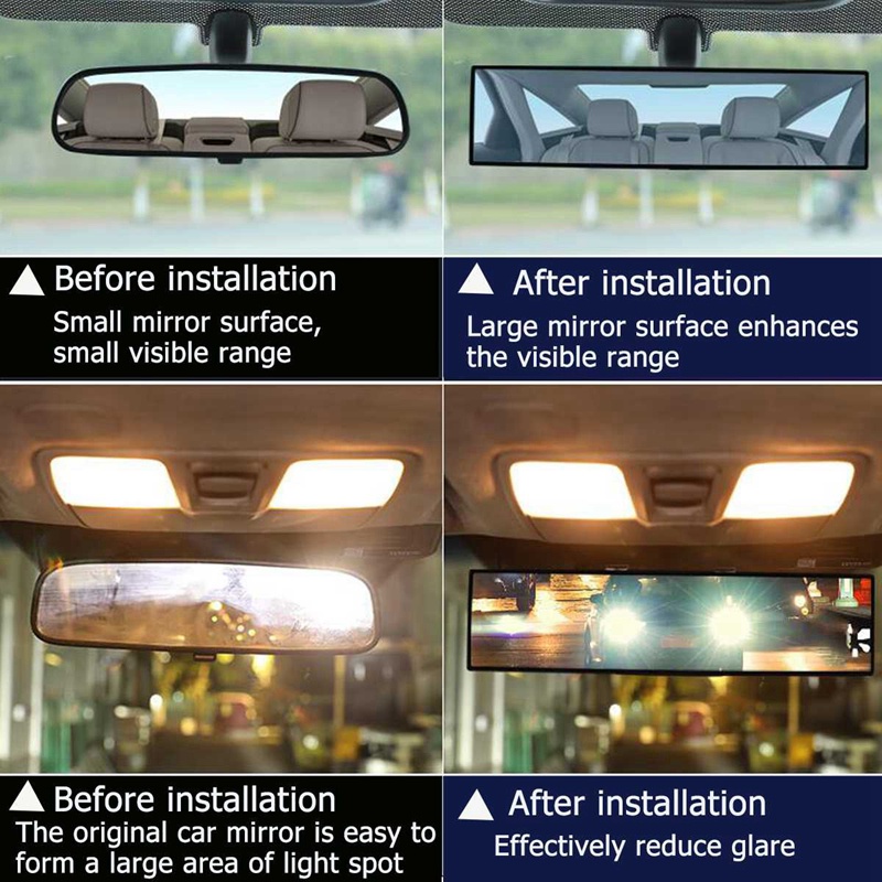 Car Universal Center Rear View Mirror Blind Spot Mirror Panoramic ...