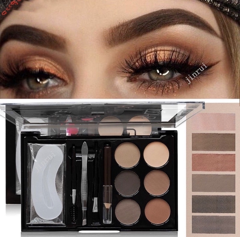 #CJXSHOP#Brow Contour Kit 13 Piece Eyebrow Makeup Palette Set 6 Eyebrow ...