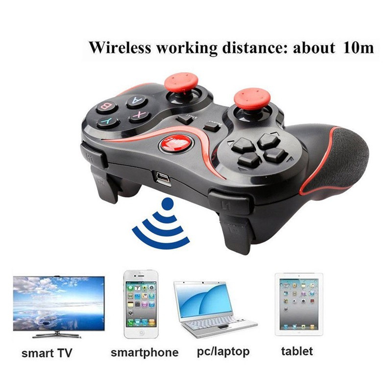 Popcorn D1 Wireless Bluetooth Controller with Phone Holder for ...