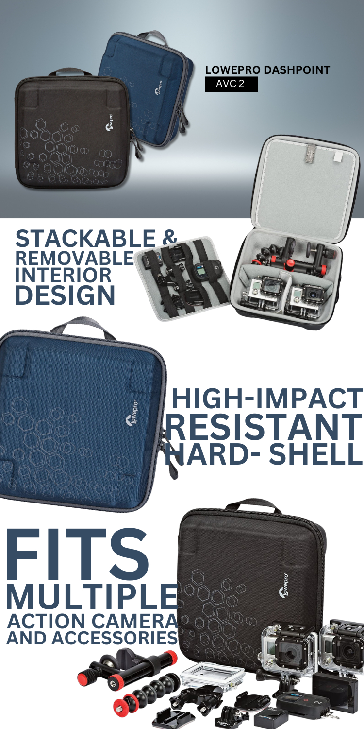 Lowepro Dashpoint AVC 2 Hard-Shell Case w/ Dual Zipper, Soft Interior ...