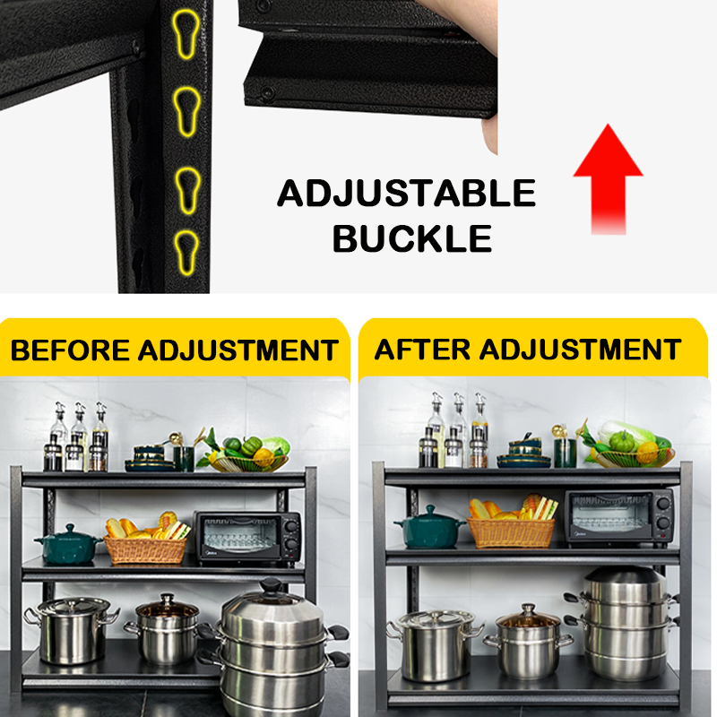 Steel Rack Boltless Rack 5 Layer Heavy Duty Adjustable Height Stante ...