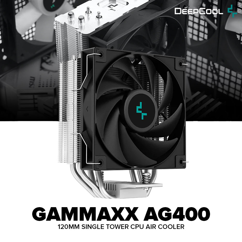 EasyPC | Deepcool Gammaxx AG400 120mm/ AG400 120mm ARGB Single Tower ...
