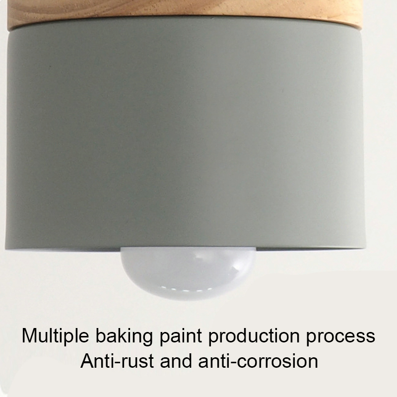 Pendant Light Nordic Modern Chandelier Macaron Mini Drop Light Iron ...