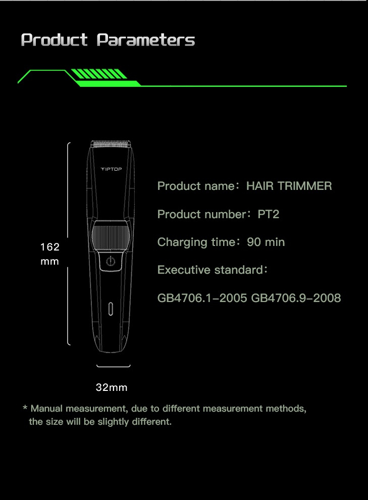 HAN RIVER x TIPTOP Hair Clipper/Razor Hair Cut/han river razor/shaver ...