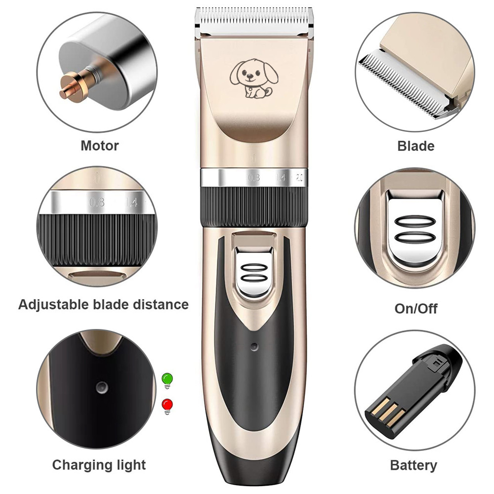 Pet Razor Grooming Kit for Dog Hair Trimmer Cat Hair Care Remover ...