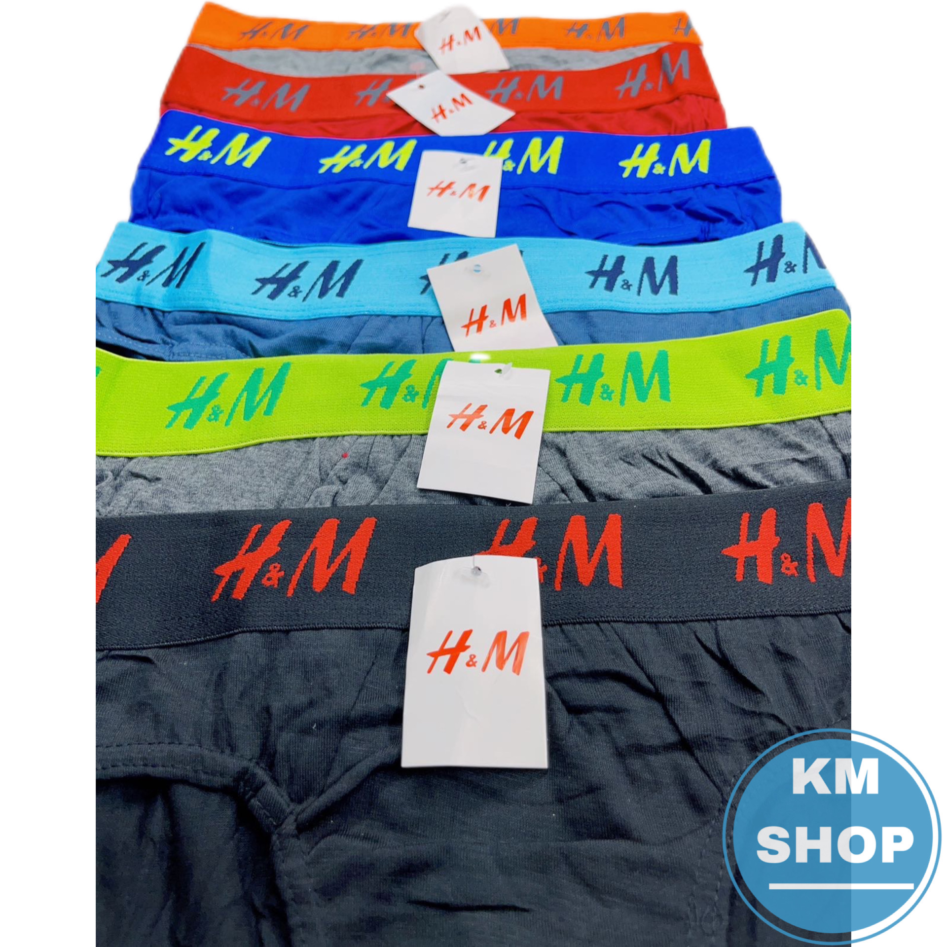 KM High quality H M men brief 12PCS boxer brief Underwear